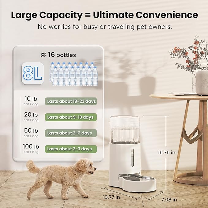 CZPET Automatic 7L Dog and Cat Water Dispenser - Image 4