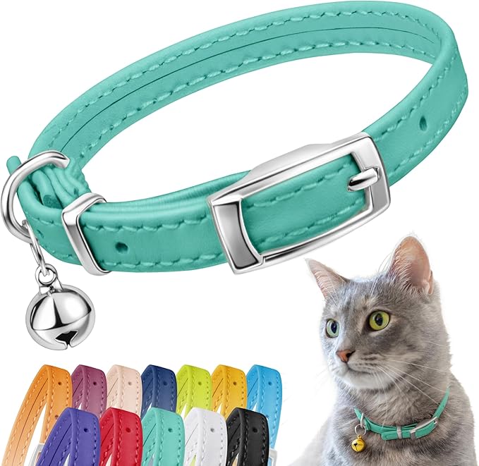 CollarDirect Leather Cat Collar by CollarDirect
