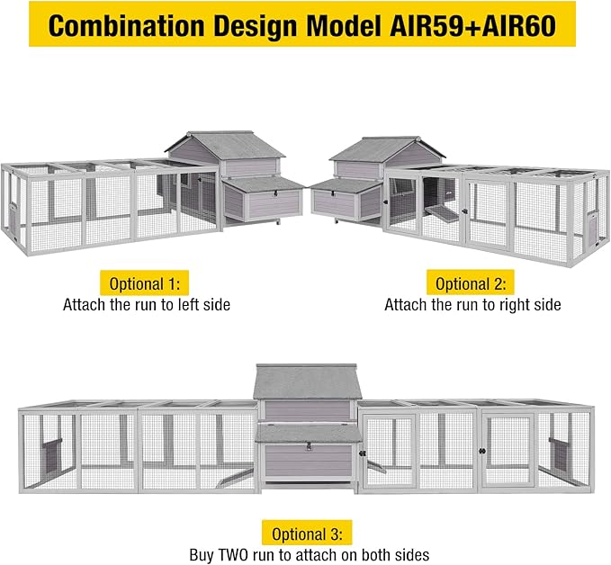 Aivituvin Chicken Coop Extension Design Chicken House - Image 2