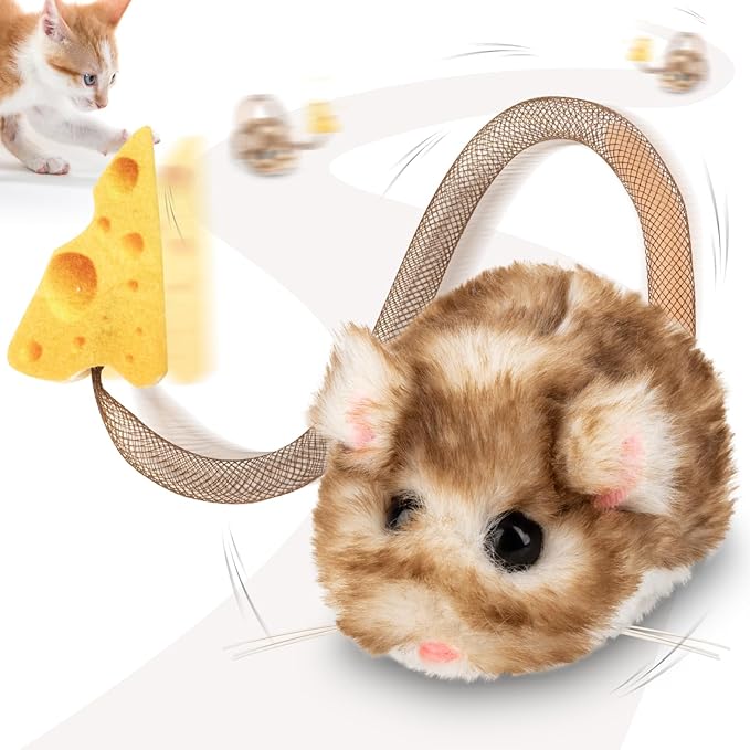 Migipaws Interactive MigiMouse Cat Toy 360° Rolling & Spin - Image 2