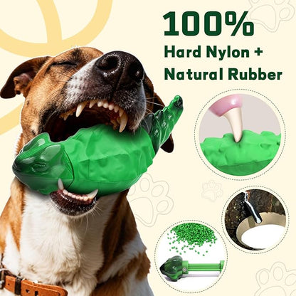 Dog Chew Toys for Aggressive Chewers, Indestructible Lizard Shape Tough Dog Toy - Image 3