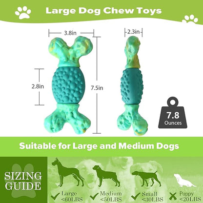 Rensh Tough Dog Chew Toys for Aggressive Chewers, Almost Indestructible Dog - Image 4