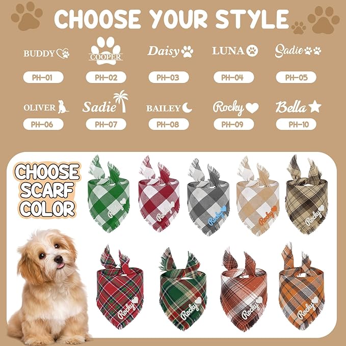 Personalized Pet Bandana for Dog & Cat - Image 7
