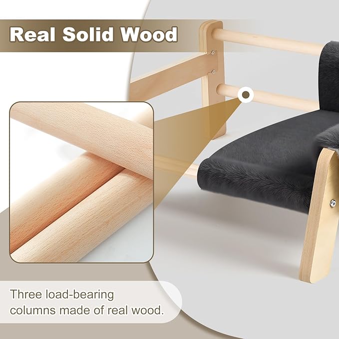 FAMIDGE Elevated Cat Couch Bed for Indoor Cats - Image 4