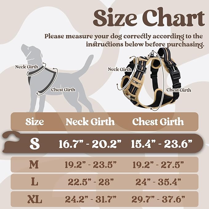 rabbitgoo Dog Harness Small Sized, No Pull Easy On & Off - Image 2