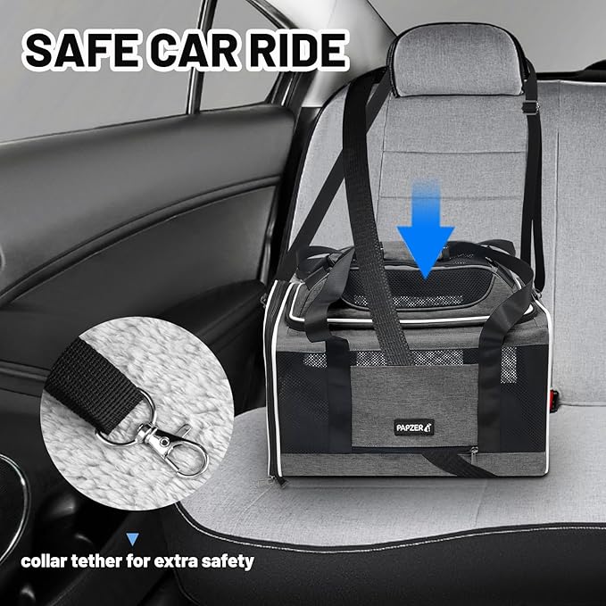 Cat Carrier Top-Expandable 18x11x11, United Delta American Airline Approved Dog - Image 7