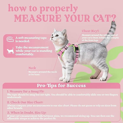 rabbitgoo Cat Harness and Leash Set, Escape Proof Vest Harness - Image 2