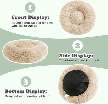 JOLLYVOGUE Dog & Cat Bed, Calming Anti-Anxiety Pet Bed - Image 4