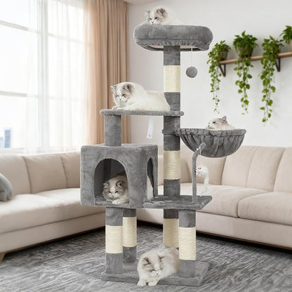 Heybly Cat Tree with Toy, Cat Tower condo - Image 9