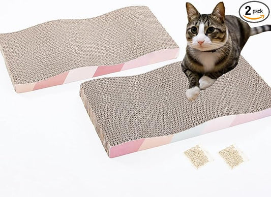 SIDAZON Cat Scratching Board cat Scratcher Cat Scratch Pad Cardboard cat by SIDAZON