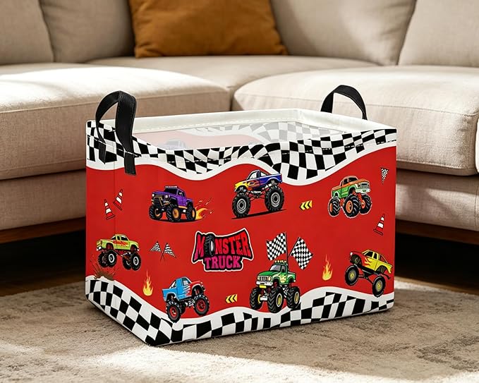 Essme Rectangular Kids Basket, Car Storage Bins Organizer - Image 6