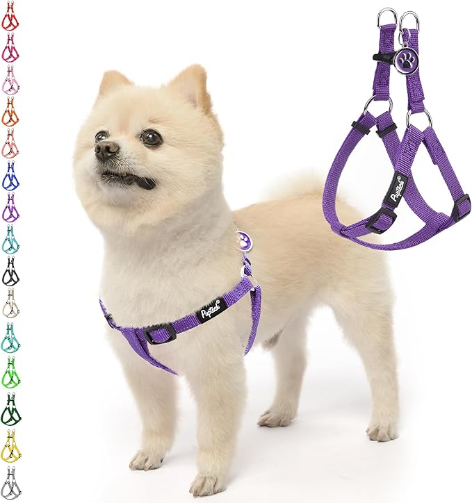 PUPTECK No Pull Dog Harness Soft Adjustable Basic Nylon Step in Puppy Vest by PUPTECK