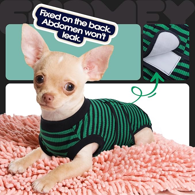 FUAMEY Recovery Suit for Dogs After Surgery, Soft Breathable Dog Bodysuit - Image 8