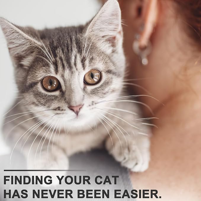 Reflective AirTag Cat Collar, Integrated Cat Tracker Collar - Image 7