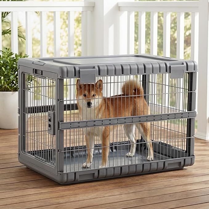 ZOMISIA Collapsible Dog Crate for Large Dogs - Image 9