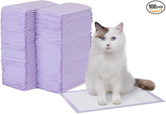 Amazon Basics Cat Pee Pads, Super Absorbent, Odor Control, Universal Fit by AmazonBasics