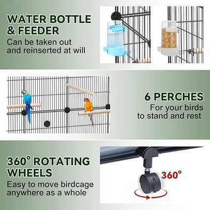 VISCOO Encrypted Bird Cage, - Image 4