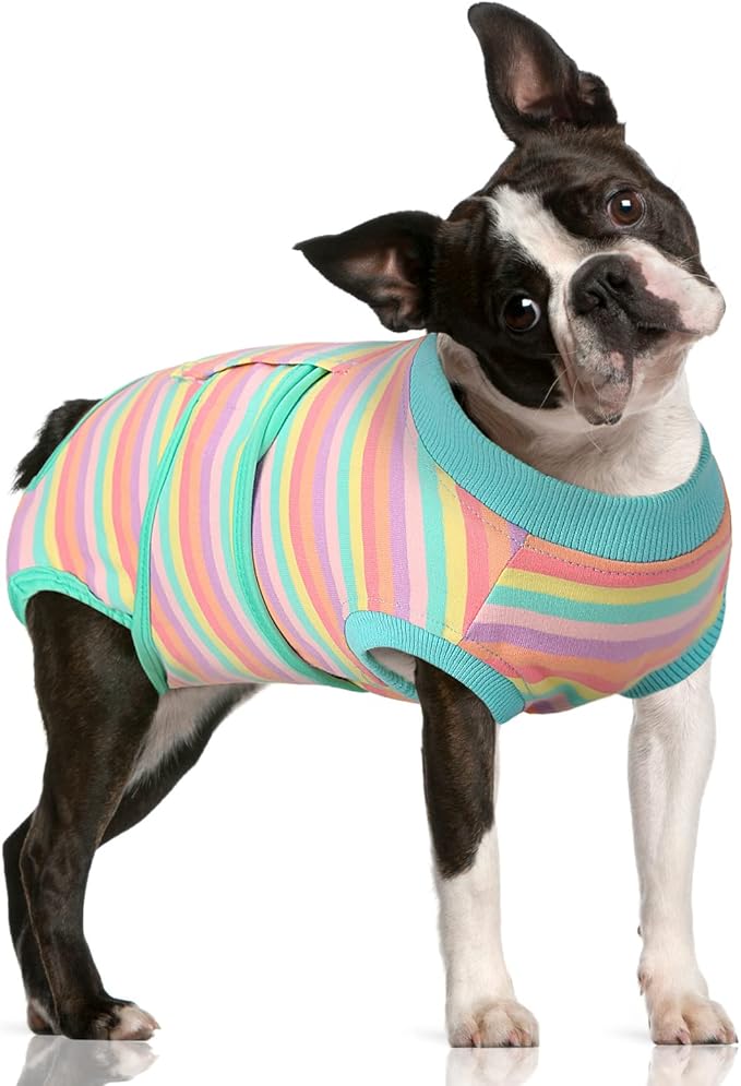 FUAMEY Recovery Suit for Dogs After Surgery, Soft Breathable Dog Bodysuit by FUAMEY
