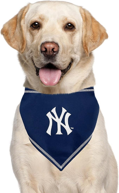 Pets First MLB New York Yankees TIE Bandana, Small/Medium. Dog Bandana Scarf Bib - Image 6