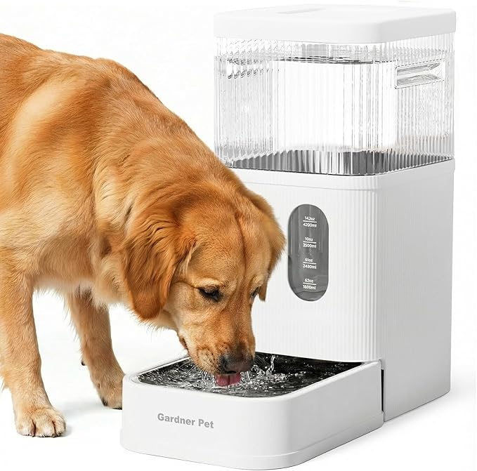 Gardner Pet 2.9 Gallon Automatic Dog Water Bowl Dispenser 11L Gravity Water by GardnerPet