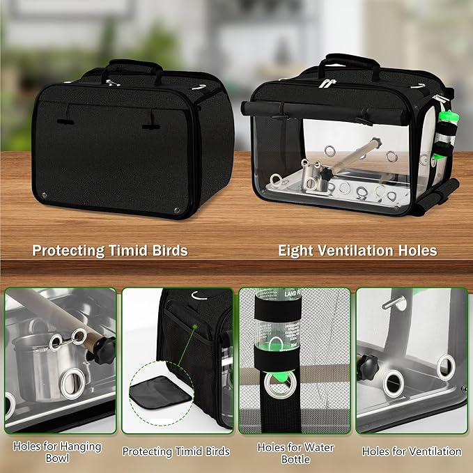 Bird Carrier Airline Approved, Bird Travel Cage - Image 5