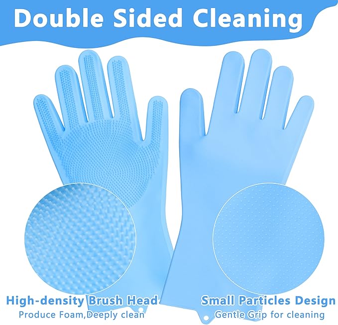 Pet Grooming Gloves—Dog Washing Gloves - Image 4