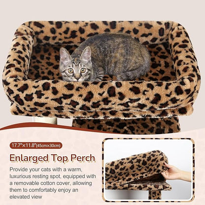 Globlazer Heavy Duty Cat Tree Tower, 70inch Sturdy Cat Tree - Image 2