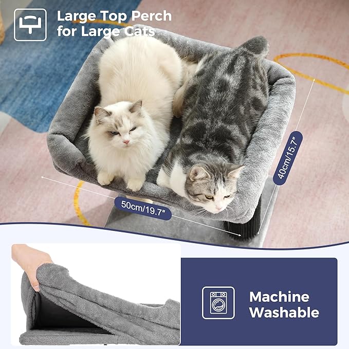 Cat Tree Tower for Large Cats Cat Scratching Post - Image 3