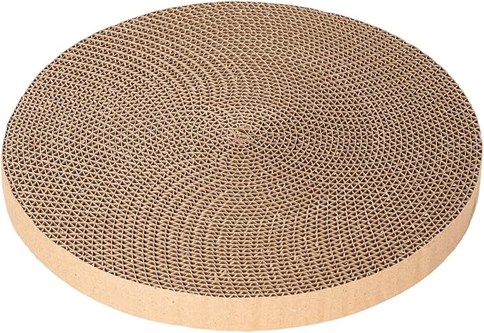 Round cat Scratcher Refill, 10 inch Diameter, 7/8 inch Thickness Scratcher by Unknown