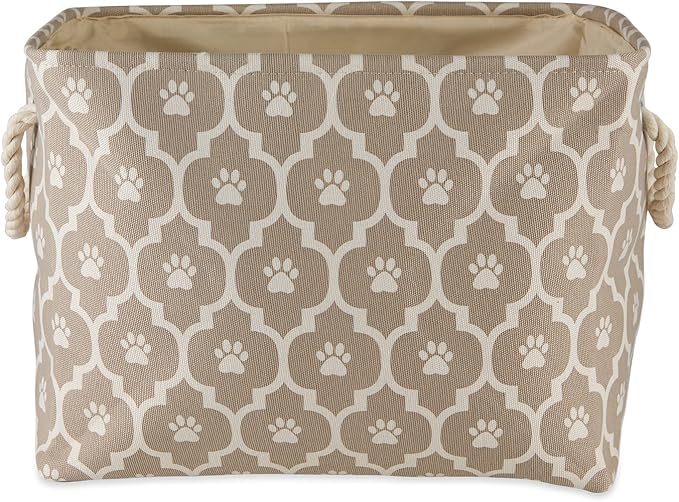 Bone Dry 6192 Pet Storage Collection Lattice Paw Print, Large Rectangle - Image 3