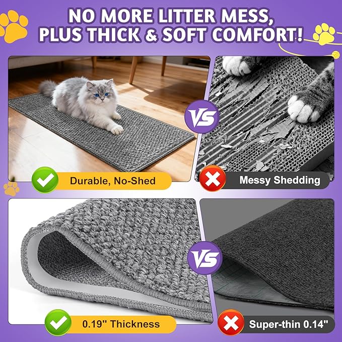 ENONCI Wall Corner Cat Scratcher | Cat Scratcher Wall Mounted - Image 4