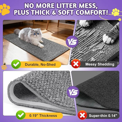 ENONCI Wall Corner Cat Scratcher | Cat Scratcher Wall Mounted - Image 4