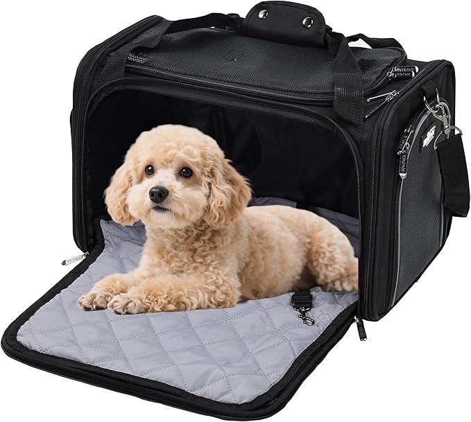 EliteField Deluxe Soft-Sided Pet Carrier, Travel Bag by EliteField