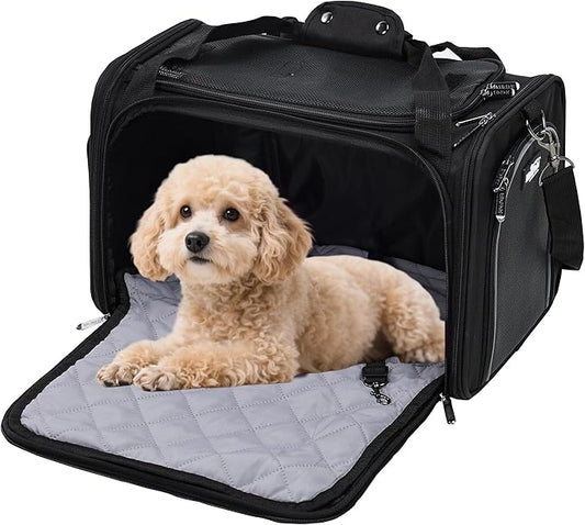 EliteField Deluxe Soft-Sided Pet Carrier, Travel Bag by EliteField
