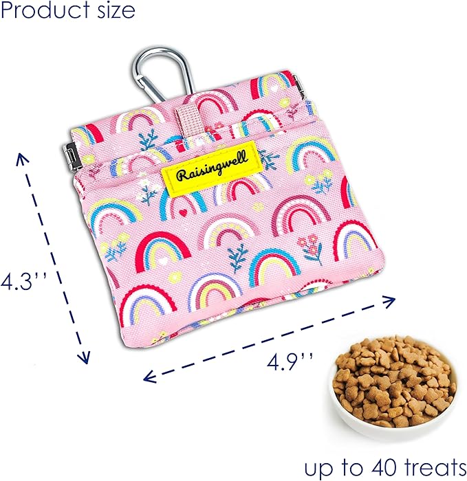 Dog Treat Pouch, Cotton Pocket Sized Training Holder, Hand Free Walking Funny - Image 2