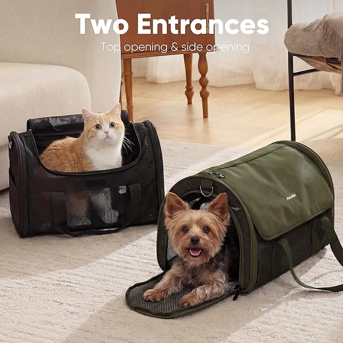 FUKUMARU Cat Carrier, Light & Airy Pet Carrier, 2-in-1 Shoulder Strap Leash - Image 8