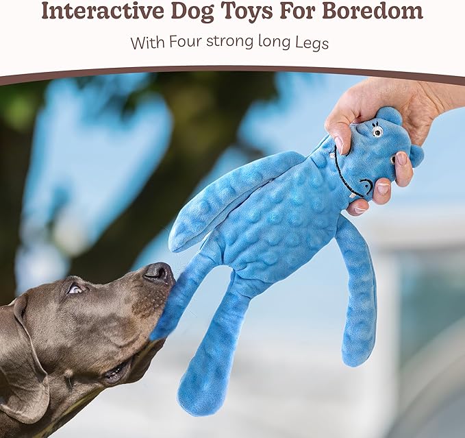 SHARLOVY No Stuffing Dog Toys 5 Pack, Crinkle Interactive Dogs Toy - Image 2