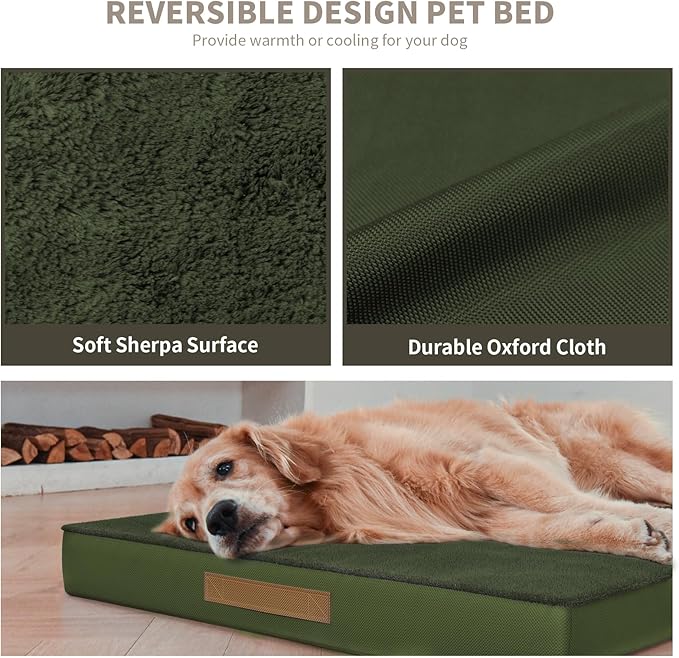 Orthopedic Dog Crate Bed for Extra Large Dogs, XXL Waterproof Comfort Pet Bed - Image 7