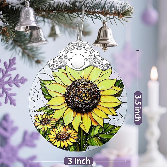 Stained Glass Ornament, Christmas Ornaments, Christmas Decorations - Image 4