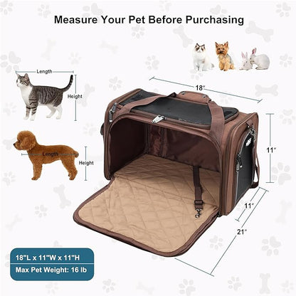 EliteField Deluxe Soft-Sided Pet Carrier, Travel Bag - Image 6