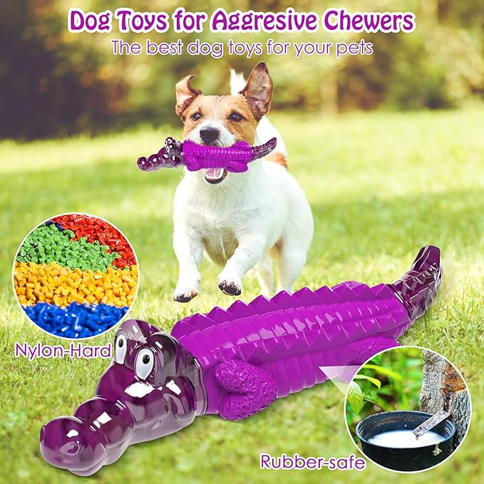 Jeefome Dog Chew Toys for Aggressive Chewers: Puppy Teeth Chew Toy - Image 3