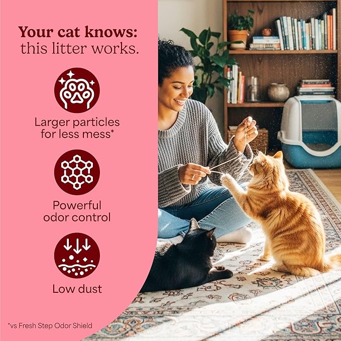Fresh Step Advanced Clean Paws Multi Cat Clumping Cat Litter - Image 9