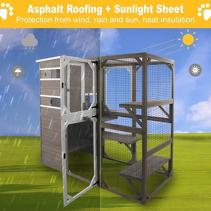 Gowoodhut Large Outdoor Catio Enclosures - Image 6