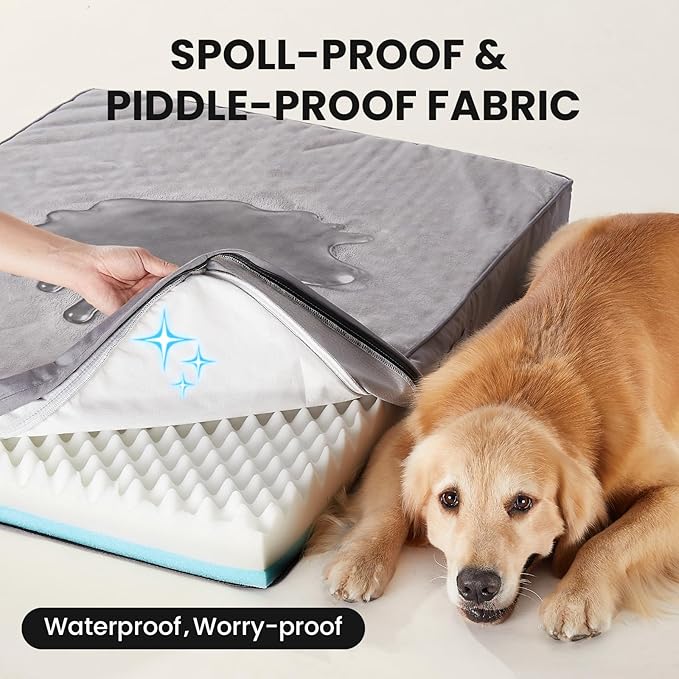 OhGeni Orthopedic Waterproof Dog Bed - Image 8