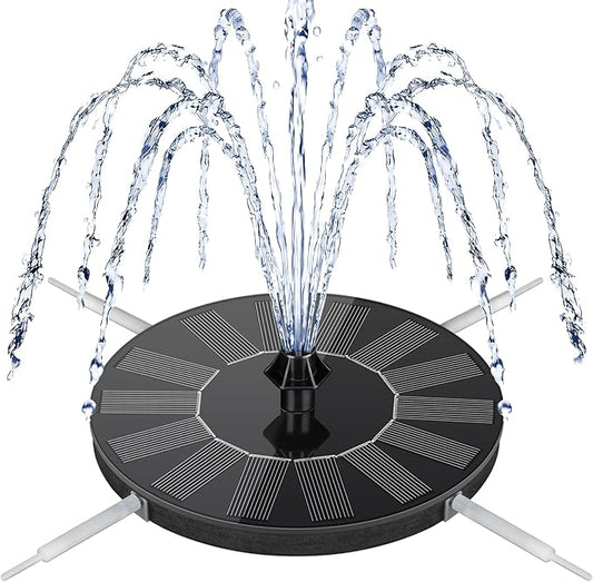Mademax Solar Bird Bath Fountains, Upgrade 1.4W Solar Fountain Pump by Mademax