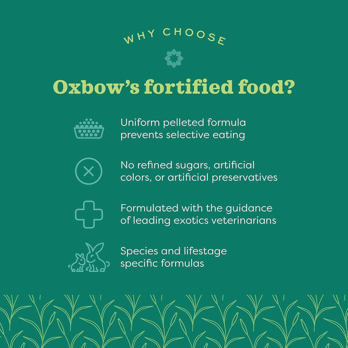 Oxbow Essentials Rabbit Food, Young Rabbit, Made with Oxbow Alfalfa Hay, Pet Food Pellets with Vitamins & Minerals, Small Animal Pet Products, Bunny Supplies, Made in USA, High Fiber, 5 lb. bag