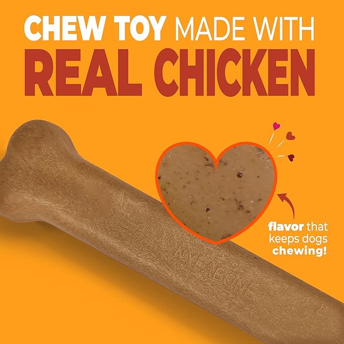 Nylabone Strong Chew Original Bone Dog Toy Made - Image 2