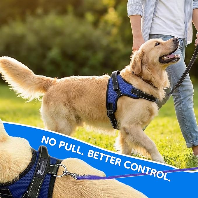 No Pull Reflective Adjustable Dog Harness - Image 6