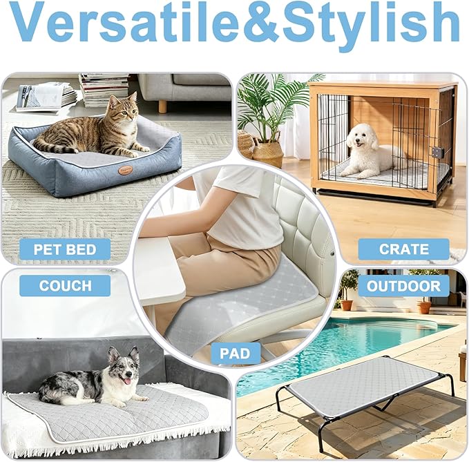 Cooling Mat for Dogs, Q-Max>0.5 Thin Breathable Dog Cooling Mat Blanket for Dogs - Image 6
