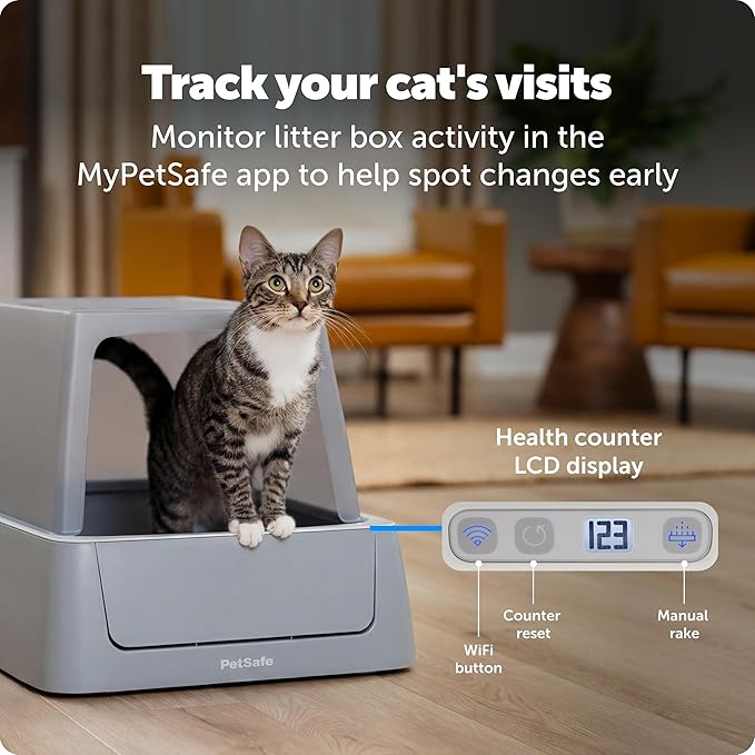 PetSafe ScoopFree Crystal Smart Self-Cleaning Automatic Litter Box - Image 6